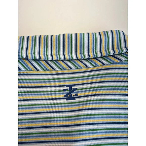 IZOD GOLF With Stretch Mens Size XL Blue/Green Short Sleeves Top Style: 481224 - Picture 11 of 13